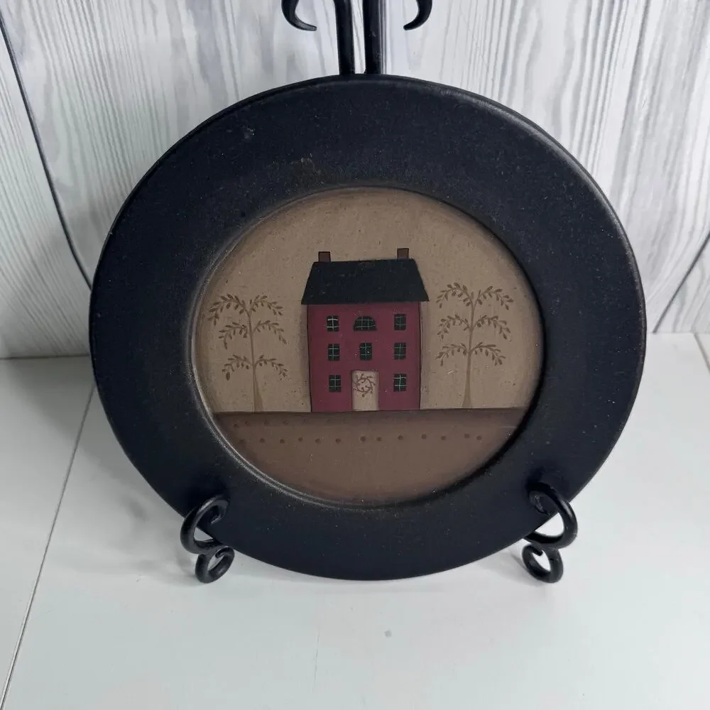 Barbara Llyod The Hearthside Collection Plate Primitive Folk Art Rustic